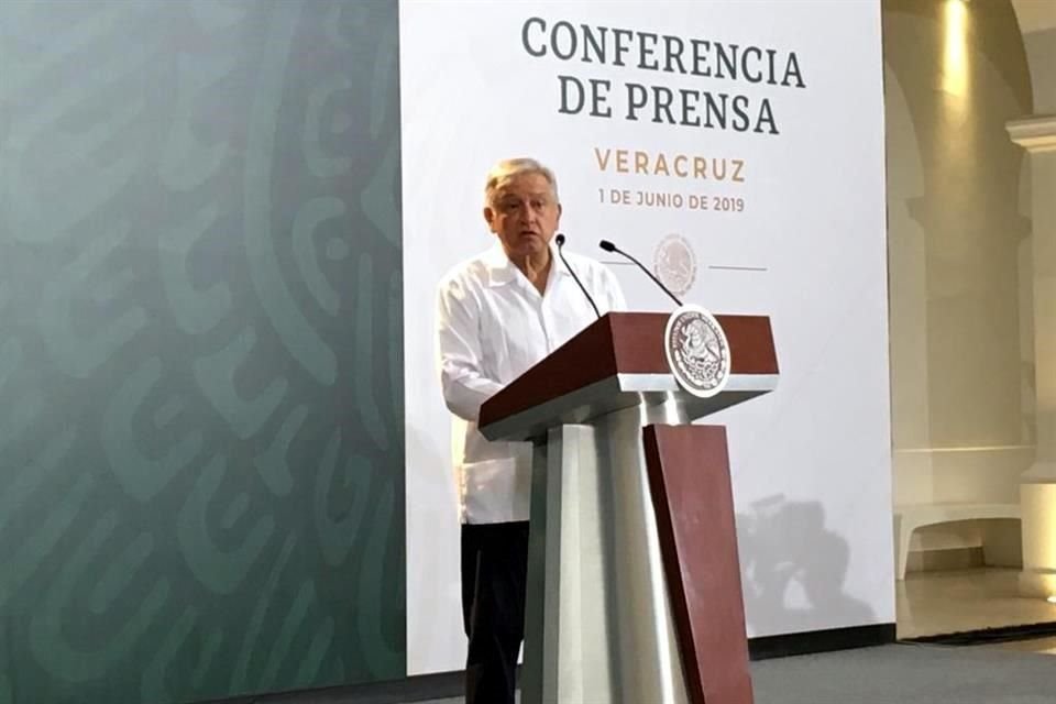 Durante conferencia en el Puerto de Veracruz, informó que la llamada con Jared Kushner indicó que existe un ambiente favorable al diálogo, lo que conviene a ambas naciones.