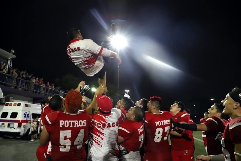 El festejo de los campeones