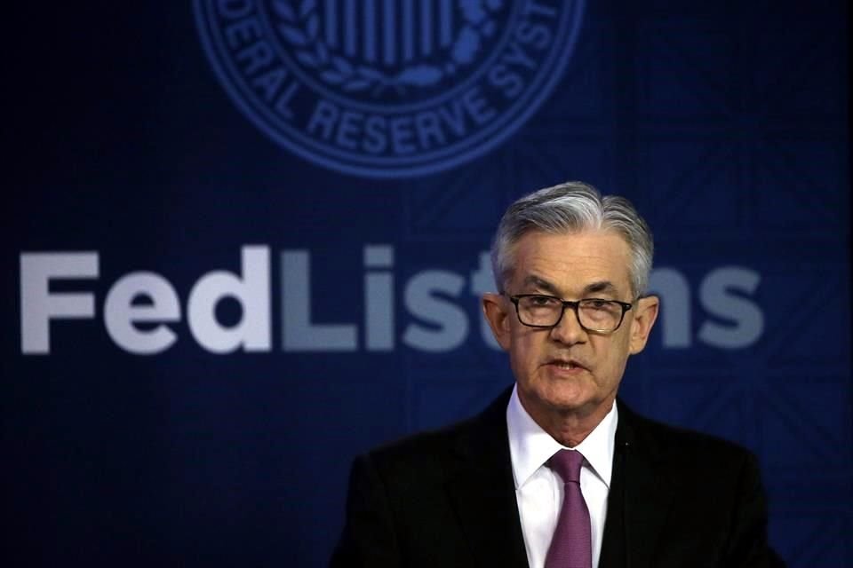 Las palabras de Jerome Powell se producen tras recrudecimiento de las tensiones comerciales con el alza de los aranceles del 10 al 25 por ciento a importaciones chinas, y la amenaza de Donald Trump de imponer un 5 por ciento a partir de la próxima semana a todas los productos procedentes de México.