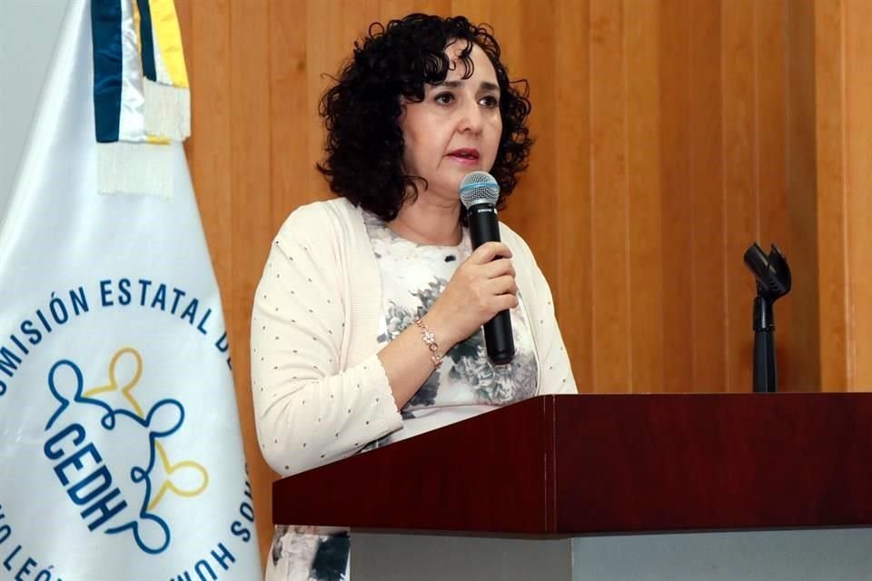Sofía Velasco, presidenta de la CEDH.