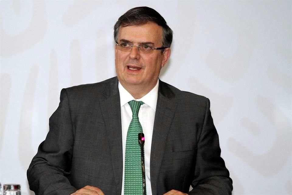 Aunque acepta que hay escepticismo, Canciller Ebrard dice que confía que en 45 días se den buenos resultados para bajar flujo migratorio.