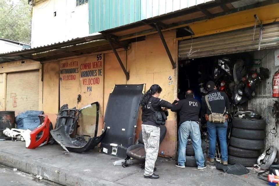 La mañana de este jueves, policías de Investigación (PDI) y elementos del GERI se sumaron para realizar la comisión.