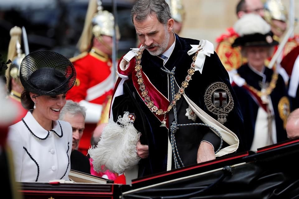 El Rey Felipe VI  de  España fue investido este lunes Caballero de la Orden de la Jarretera, la máxima distinción del Reino Unido.