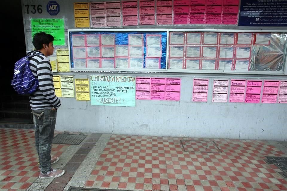 En Jalisco sólo se registraron 184 nuevos puestos ante el IMSS.