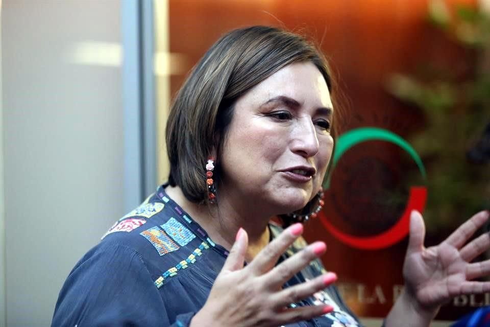 La senadora panista Xóchitl Gálvez.