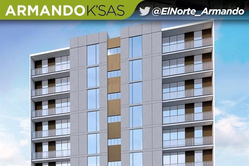 En la zona de Mitras se construye una torre de departamentos desde 38 metros cuadrados llamada Praxys.