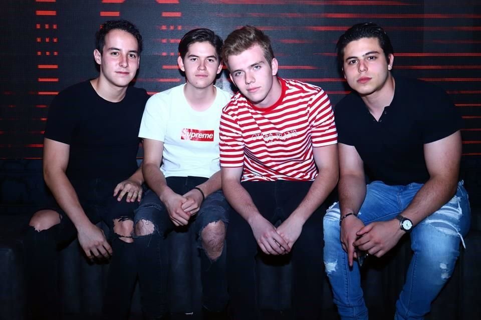Daniel Guadiana, Emiliano Pérez, Alejandro Morales y Marcelo Montemayor