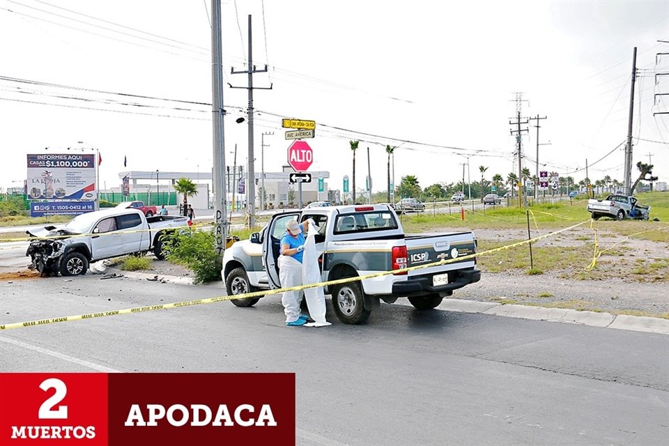 El choque ocurrió en el cruce de las calles América y Humberto Ramos.