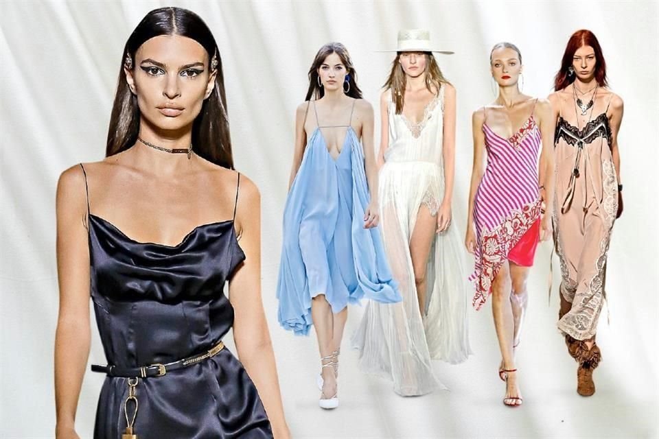 Los vestidos inspirados en la ropa para dormir siguen causando furor.