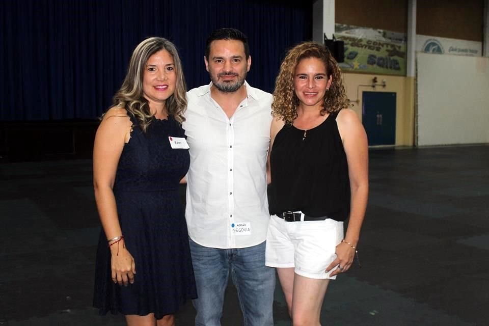 Karen Zapata, Andrés Segovia y Paloma Guadiana