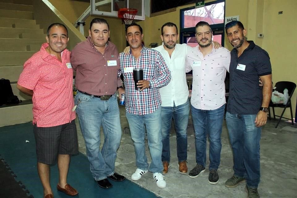 René Altamirano, Guillermo de la Parra, Sergio Mañón, Carlos Bustamante, Sergio Sepúlveda y Jorge Rocha