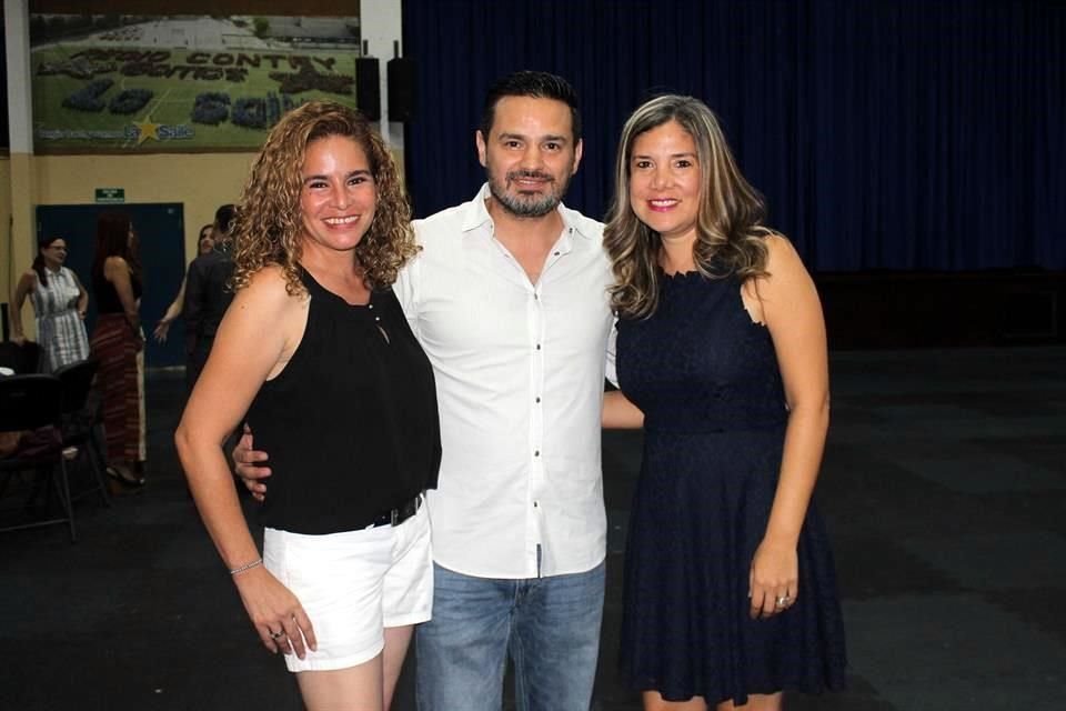 Karen Zapata, Andrés Segovia y Paloma Guadiana