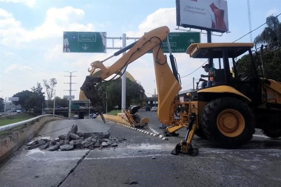 Las autoridades indicaron que las obras estarán terminadas el 20 de julio.