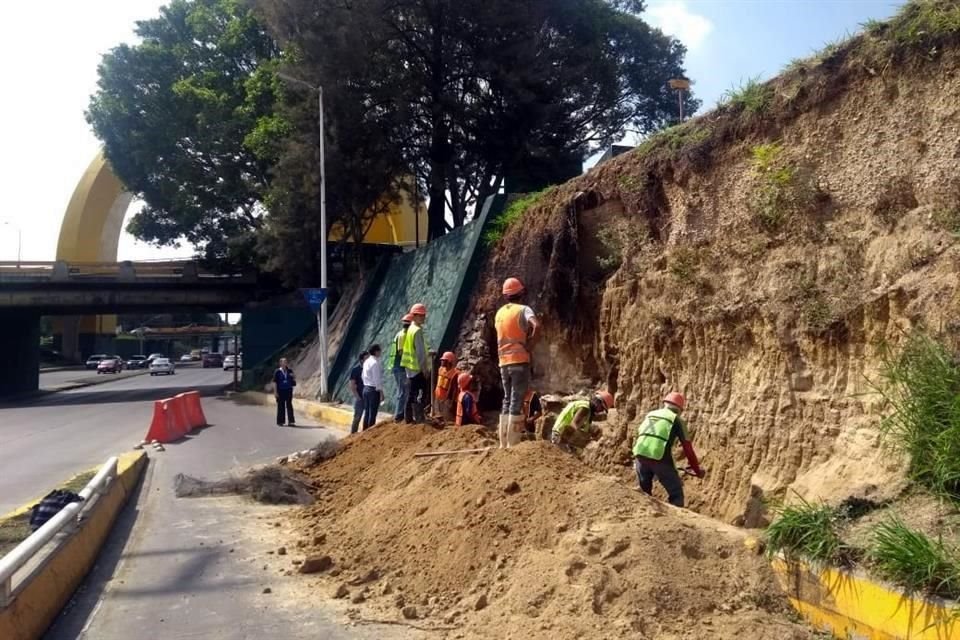 Las obra consistirá en hacer una alcantarilla, levantar taludes y un murete de medio metro de altura.