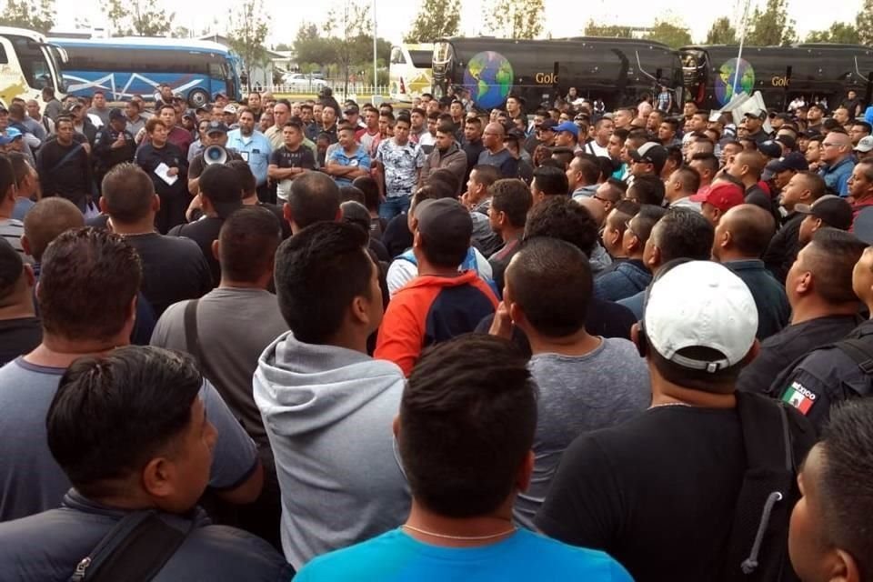 Aspectos del Centro de Mando de la PF en Iztapalapa.