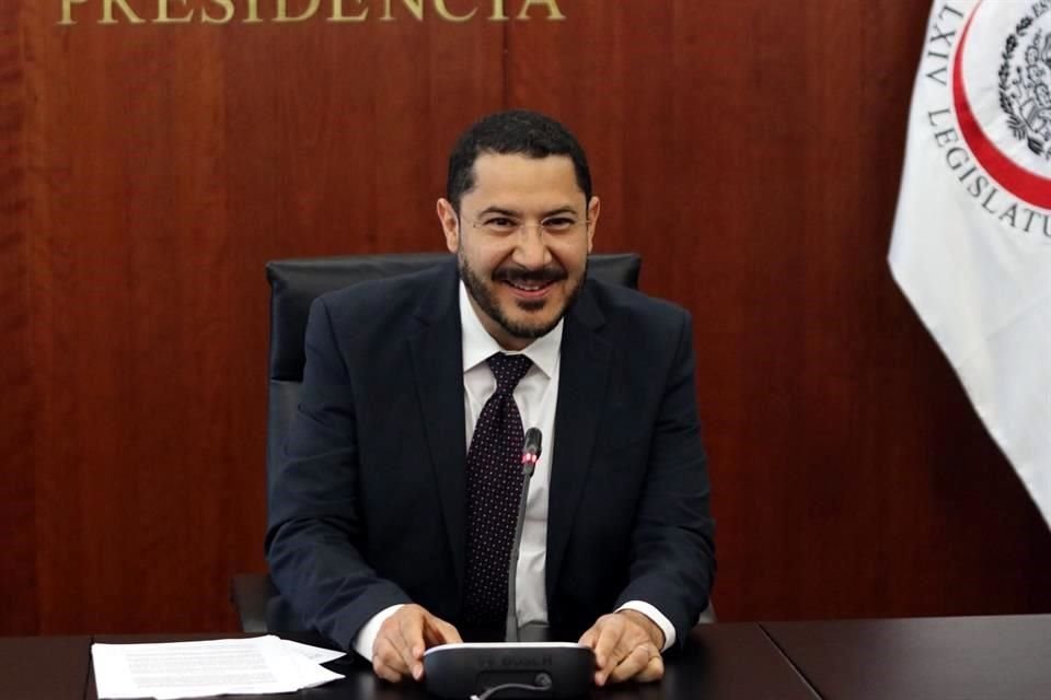 Martí Batres, presidente del Senado.