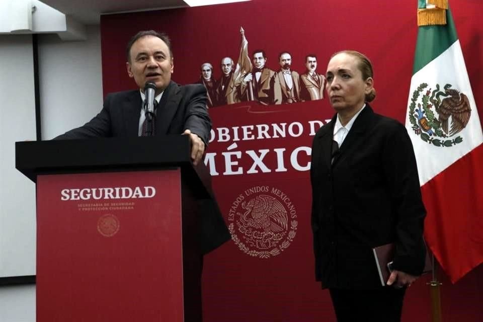 Durazo estuvo acompañado por Patricia Trujillo Mariel, quien es Coordinadora Operativa de la Guardia Nacional.