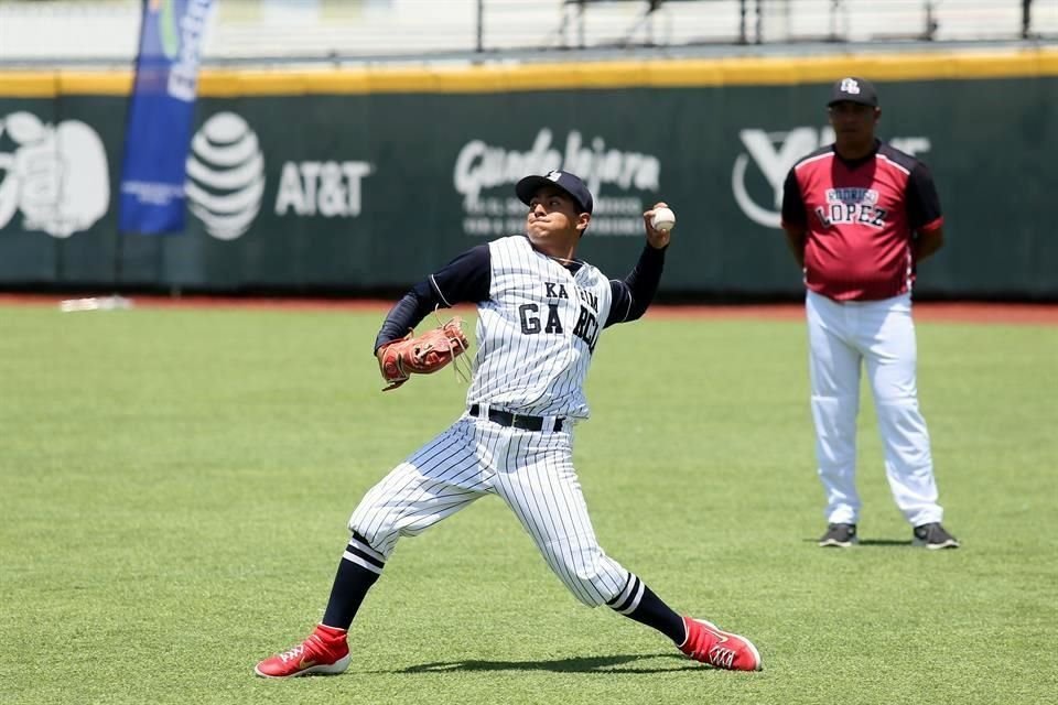 Los jóvenes beisbolistas son vistos por 40 scouts de equipos de Grandes Ligas y de la Liga Mexicana de Beisbol y de la Liga del Pacífico.
