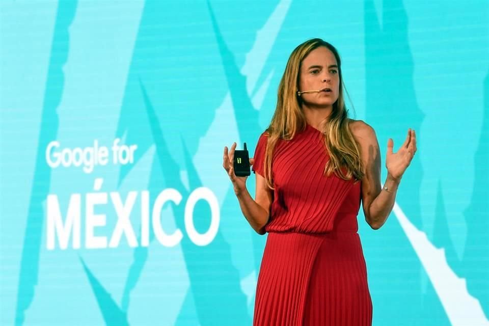 La CEO de Google México, Mariate Arnal, brindó la keynote central del primer evento Google for México.