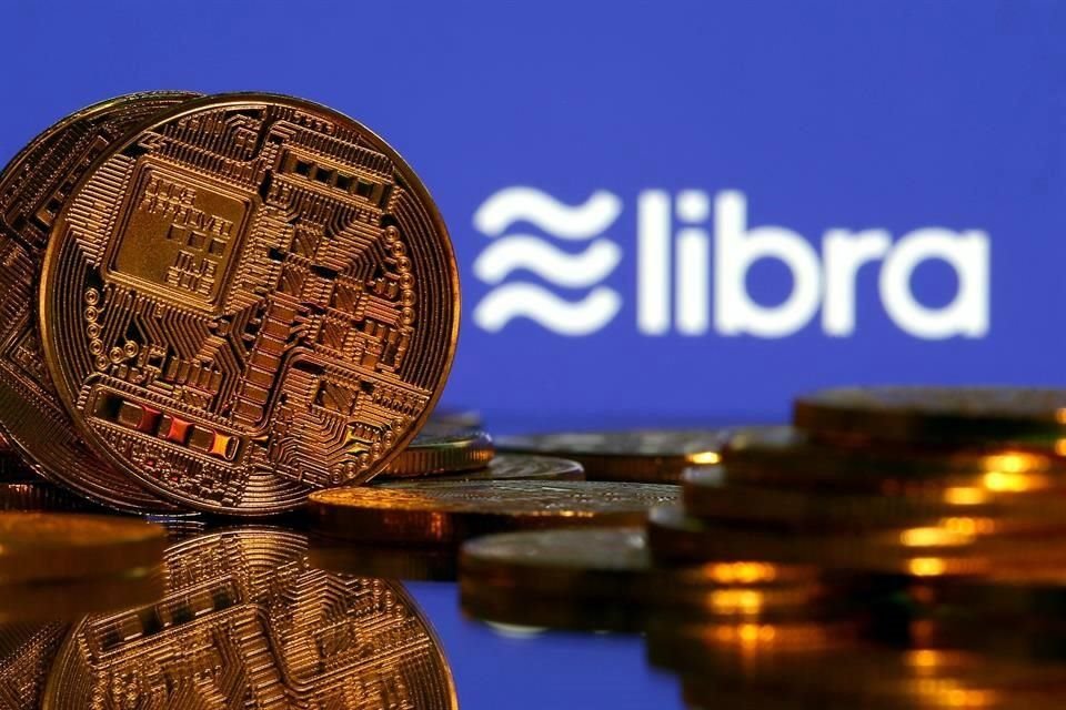 Representación virtual de la criptomoneda Libra, de Facebook.