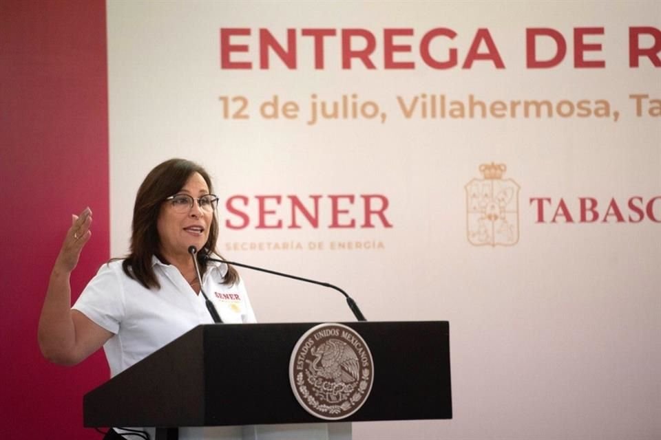 Rocío Nahle, Secretaria de Energía, negó que Carlos Urzúa haya presentado reservas acerca de la construcción de la nueva refinería de Dos Bocas. 