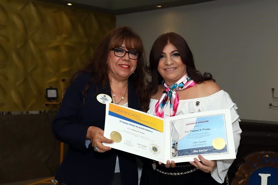 Irma Laura Ortiz Moctezuma y Thelma Flores de Solís