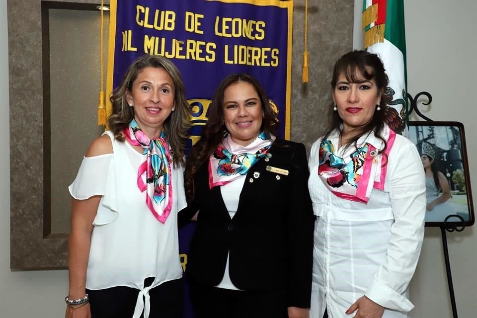 Liz Fernández, Irma Laura Martínez Ortiz y Nereyda León