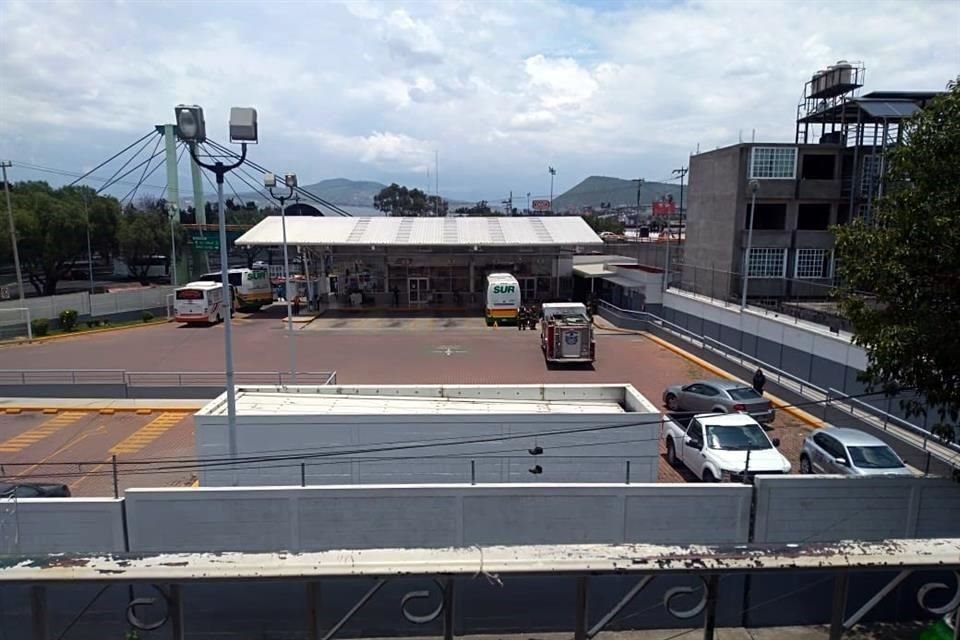 El accidente ocurrió esta mañana al interior de la estación, mientras el trabajador realizaba las maniobras para reparar una llanta.