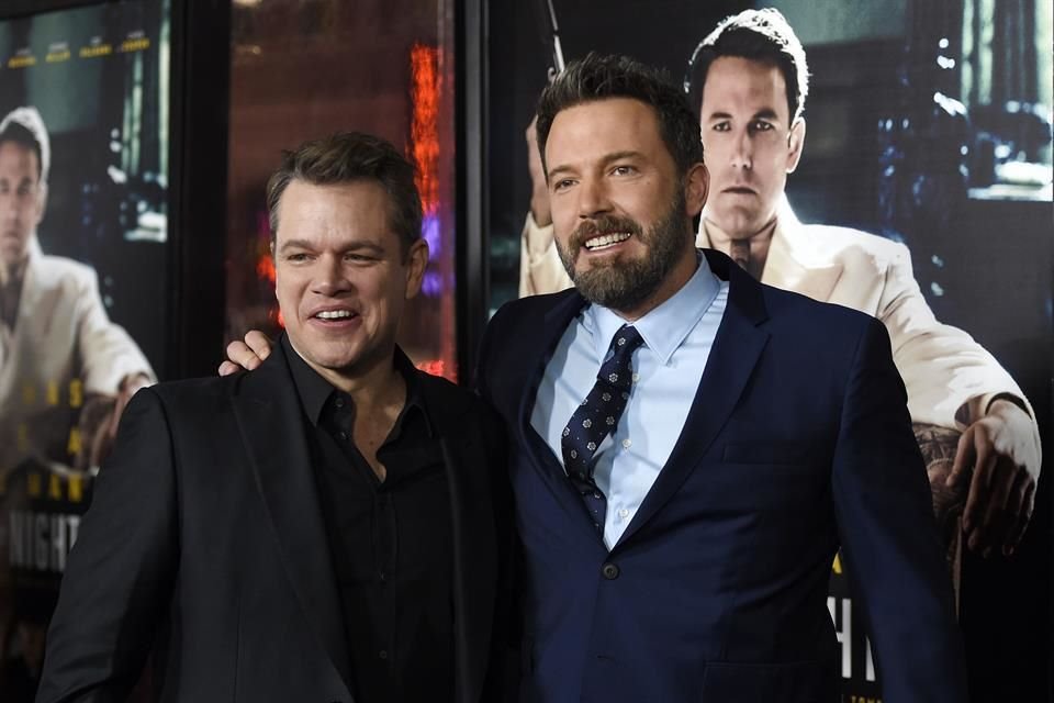 Damon y Affleck ganaron el Óscar a Mejor Guion por 'Mente Indomable' (1997).