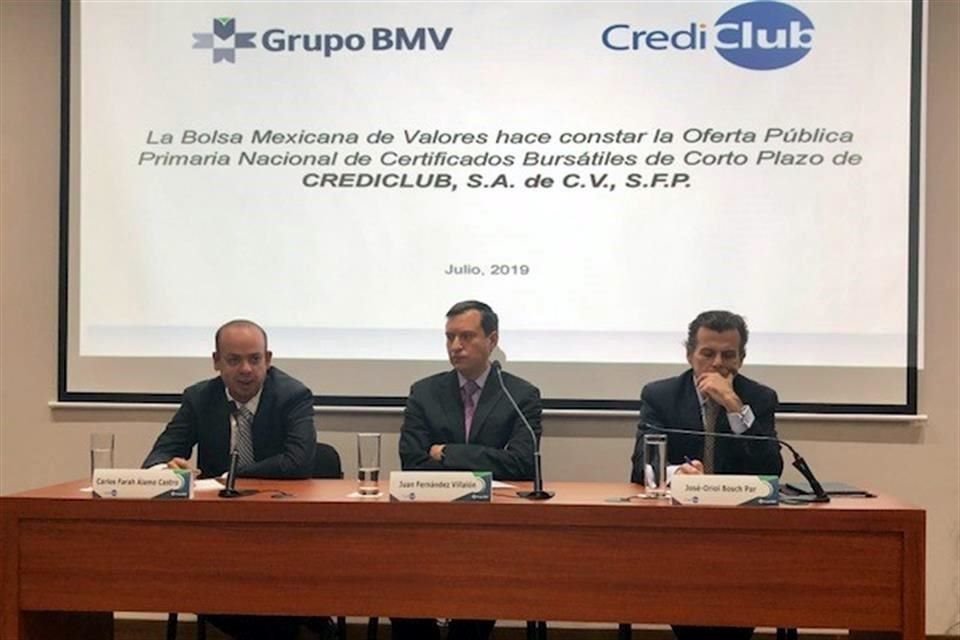 CrediClub dijo que la emisión tuvo buen eco entre los inversionistas del mercado local.