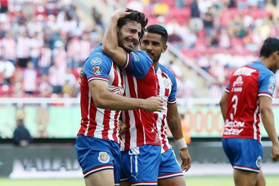 Antonio Briseño no pudo ocultar su felicidad por anotar en su regreso a la Liga MX.