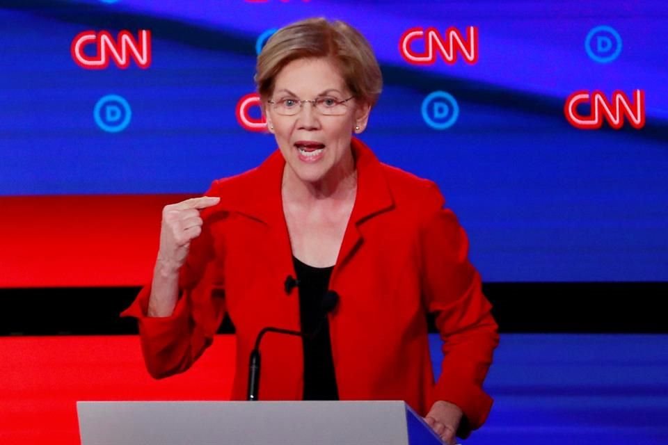 Elizabeth Warren, una de las principales aspirantes a la Casa Blanca en 2020, criticó el T-MEC y pidió tomar en cuenta a trabajadores de EU.