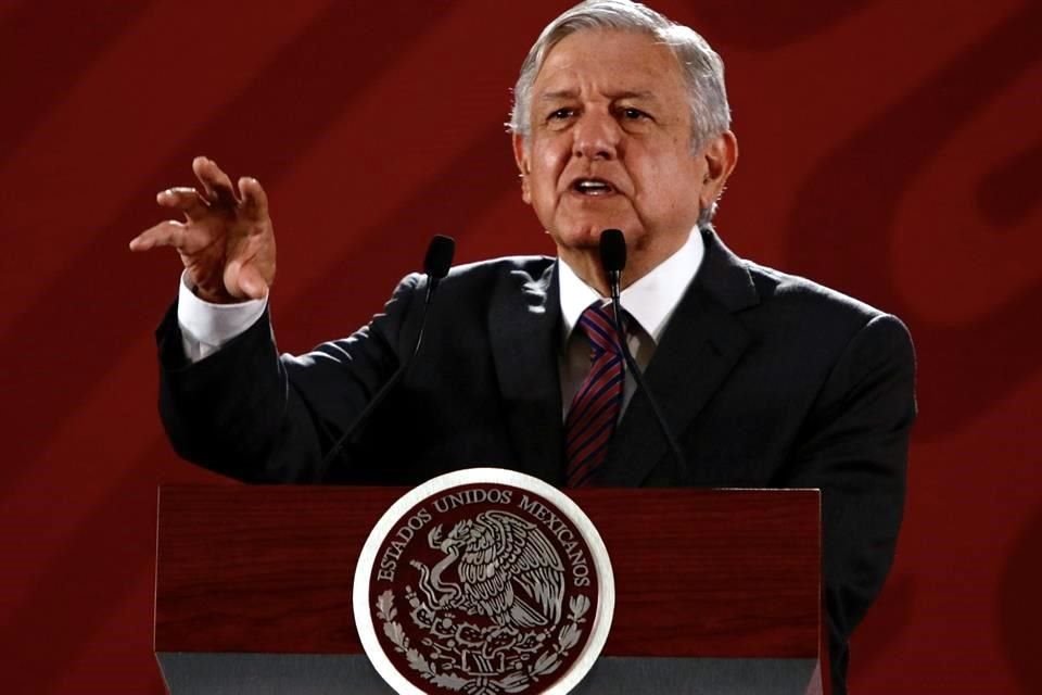 Andrés Manuel López Obrador, Presidente de México, durante su conferencia mañanera.