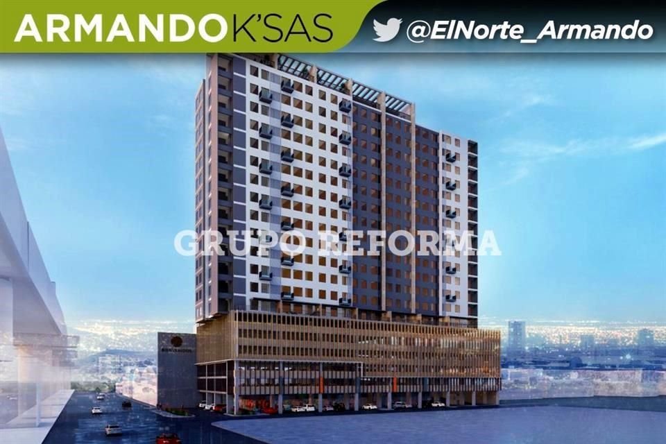 Un nuevo desarrollo con 224 departamentos y comercio se hará a una cuadra del Paseo Santa Lucía y la entrada de Fundidora llamado Úna.
