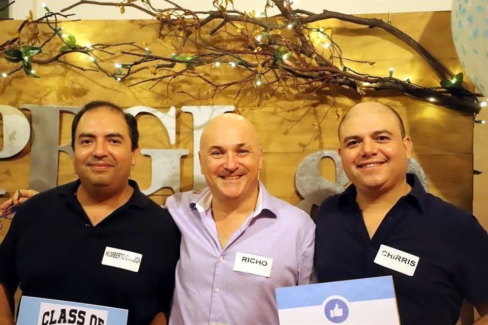 Humberto Gamboa, Ricardo García y Rodrigo Tamez