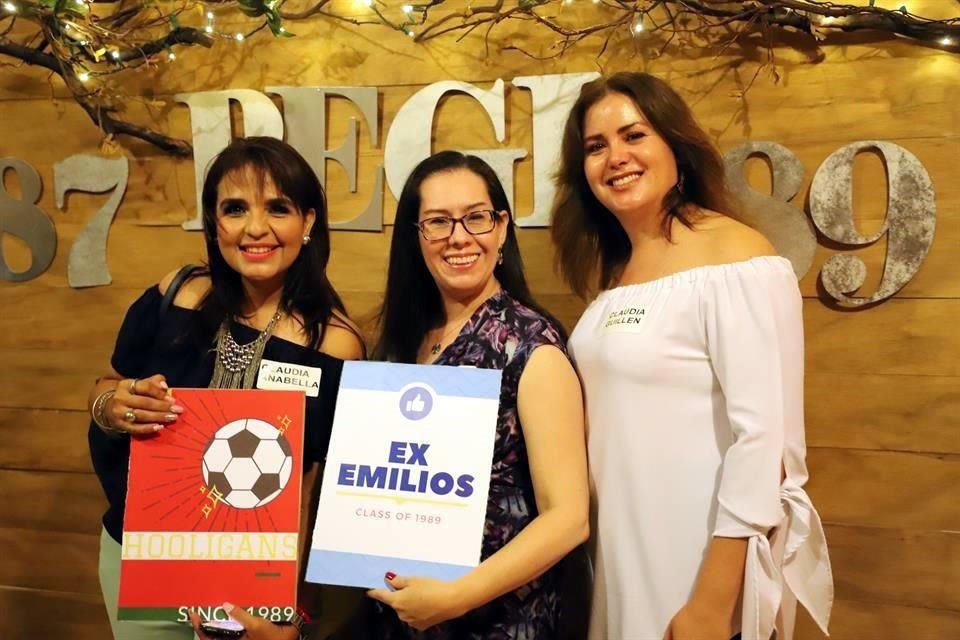 Claudia Martínez, Isabel de la Garza y Claudia Guillén