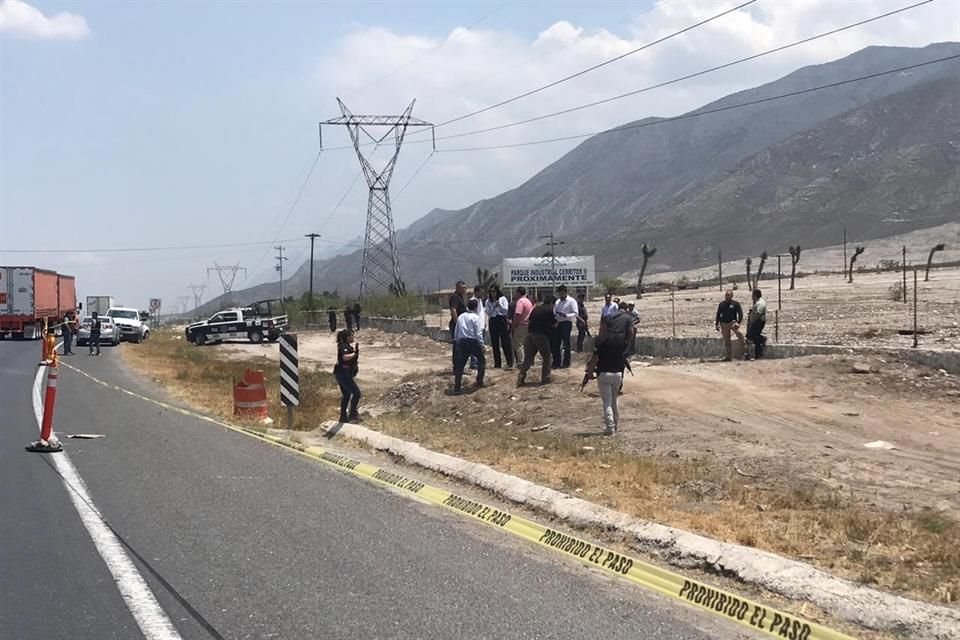 Una fuente policiaca informó que el cuerpo de Decker Alexander Martínez Martínez, de 3 meses, fue encontrado a la altura del kilómetro 25.4 de la Carretera Libre a Saltillo.