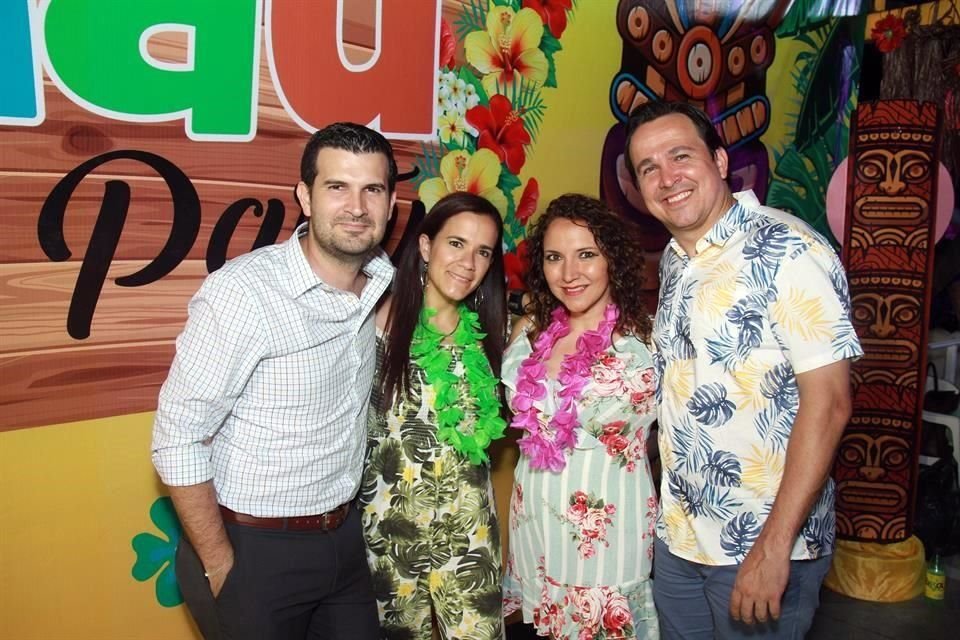 Alejandro Salazar, Cinthia de Hoyos, Ivette Villarreal y Leonel Murga