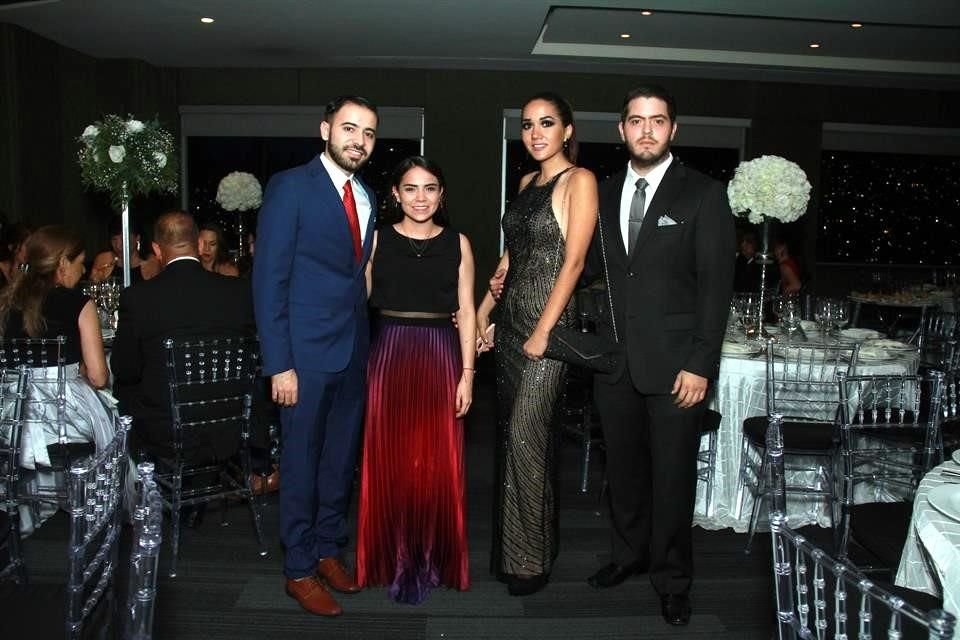 Orlando Treviño, Dennise Cavazos, Marlene Espronceda y Marcelo Fernández
