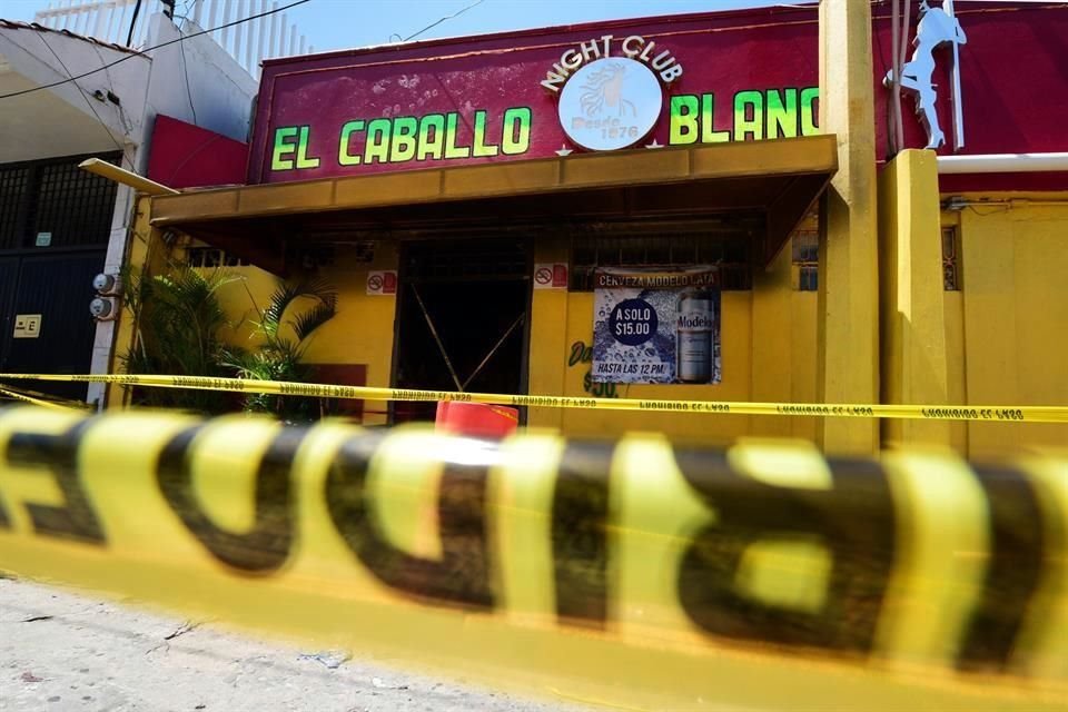 El ataque al bar 'Caballo Blanco' se registró la noche del martes.