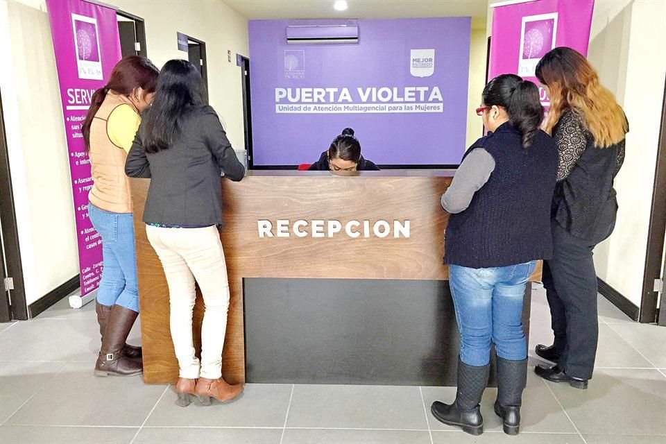 El Centro Puerta Violeta de Escobedo subió en 158 por ciento sus atenciones.