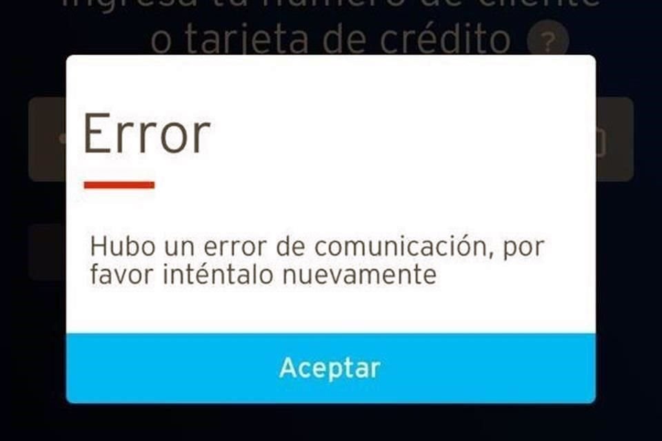 'Estamos presentando algunas intermitencias en el servicio de Banca Móvil', reconoció Citibanamex al ser consultada.