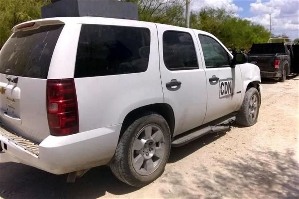 La autoridad decomisó camionetas blindadas.