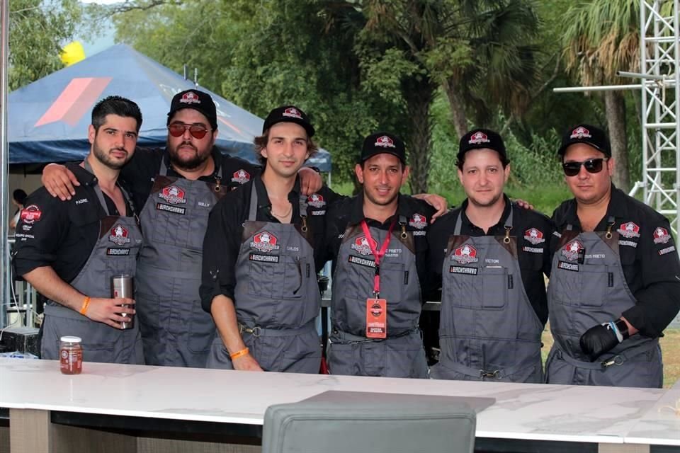 Jorge Treviño, Jose Collazo, Carlos Rodríguez, Jose Prieto, Víctor Gomez y Jesús Prieto