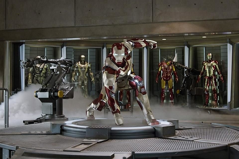 Una de las habitaciones de la Razor House en 'Iron Man 3'.