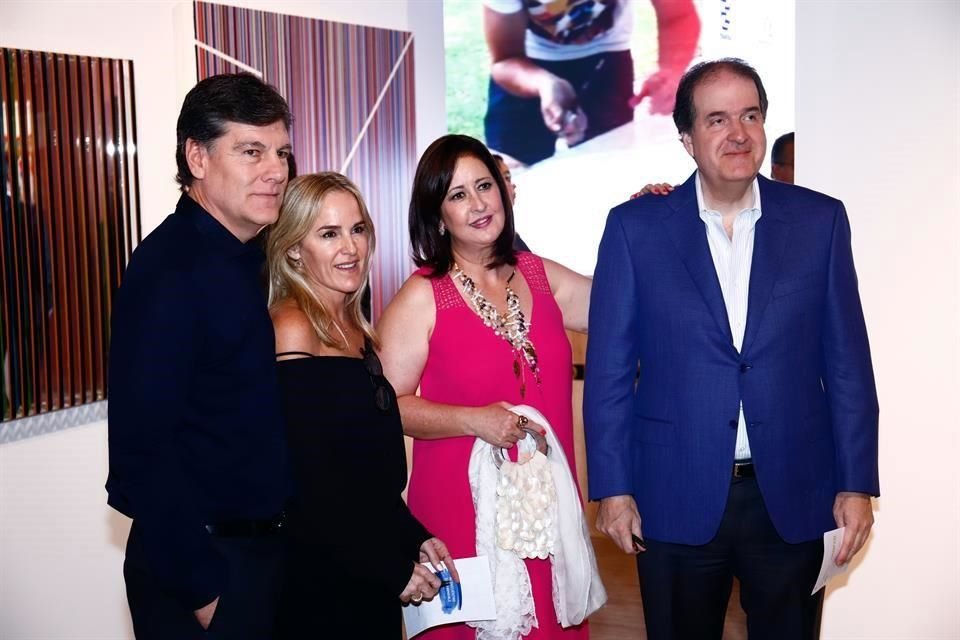 Alfredo Cano, Catalina Martínez de Cano, Catalina Garza de Garza y Bernardo Garza