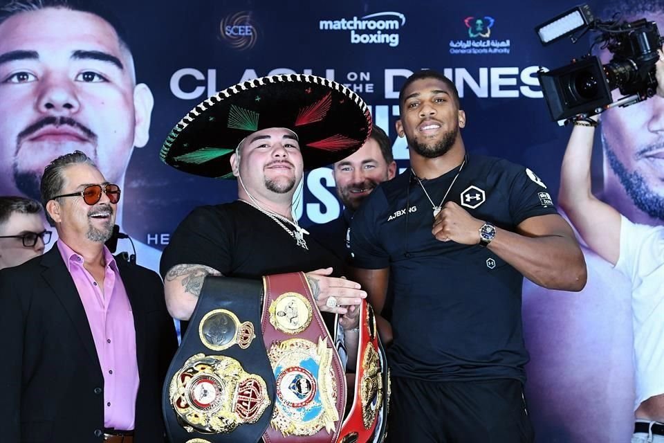 Serán 4 títulos, todos de Andy, los que estarán en juego ante Joshua.