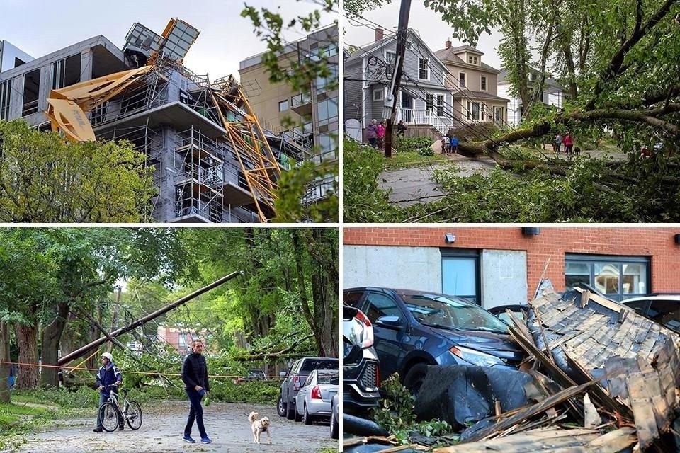 Después de azotar las Islas Vírgenes, Bahamas y Carolina del Norte, la tormenta 'Dorian' provocó daños y apagones masivos en su paso por Canadá.