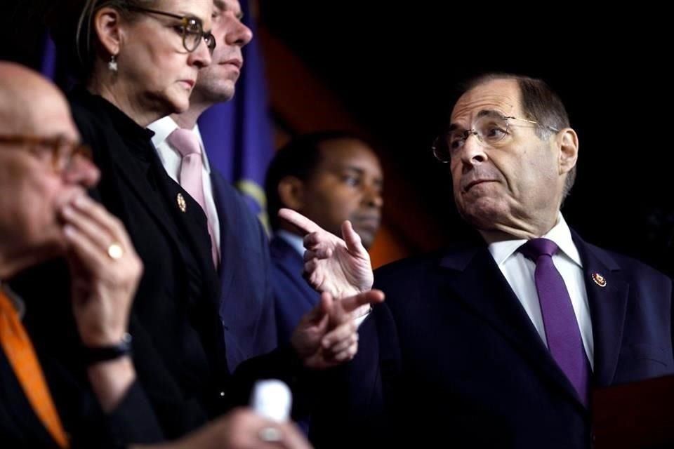 El Comité Judicial de la Cámara de representantes, liderado por Jerrold Nadler, busca ampliar las investigaciones contra Trump.