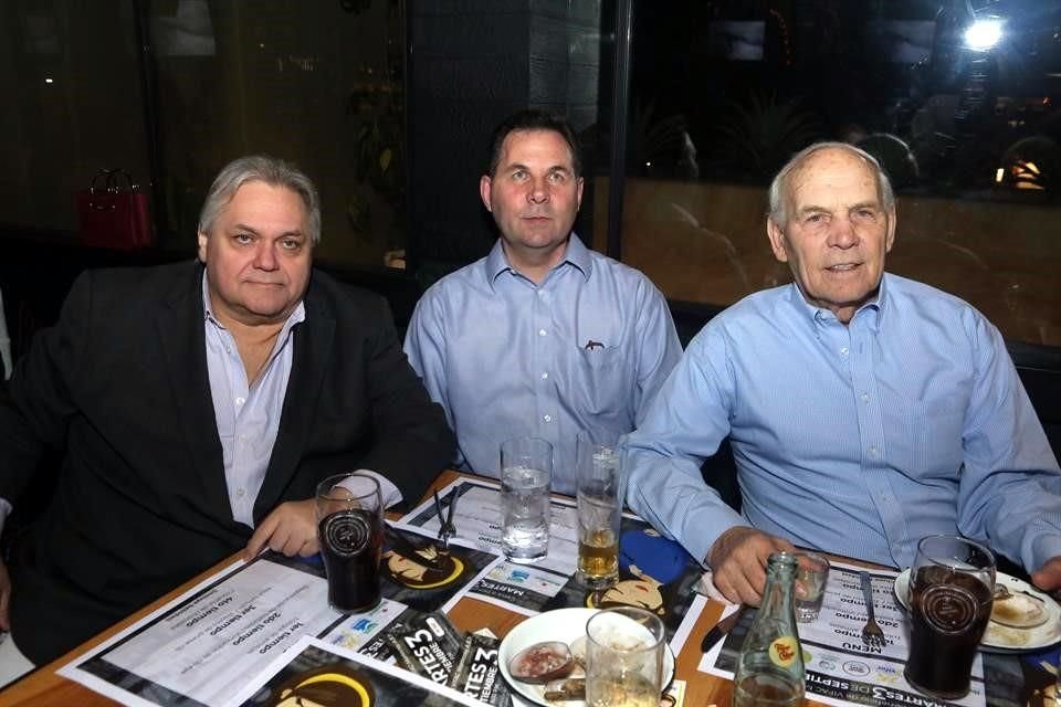 Carlos Bremer, Gerardo Ibarra y Fausto Ibarra